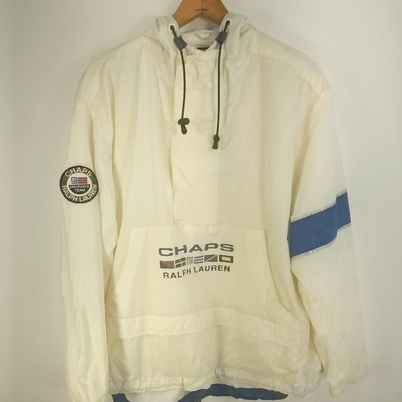 Chaps Ralph Lauren Other - Vtg Chaps Ralph Lauren Jacket Endurance Team Pullover Men's Large Distressed